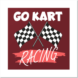 Go kart racing Posters and Art